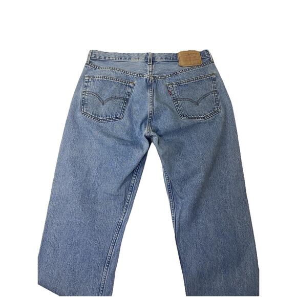 Vintage Levi’s 501 Button Fly Denim Jeans Size 33/31 Made In The USA - Picture 4 of 7